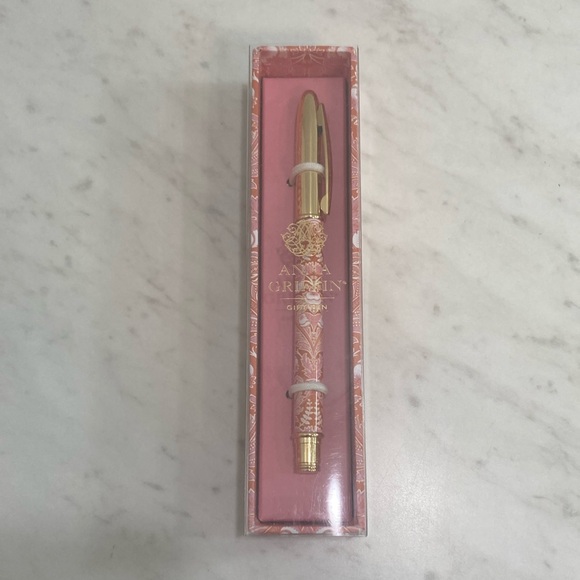 NEW Anna Griffin Gift Pen Pink Orange Gold - Picture 1 of 4